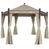 Gazebo Spare Parts Ltd Patio Gazebo Parts Canopy For 4m Hexagonal Patio Gazebo - Single Tier 2 Gazebo Spare Parts Ltd Patio Gazebo Parts Canopy For 4m Hexagonal Patio Gazebo - Single Tier