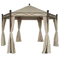 Gazebo Spare Parts Ltd Side Panel Set For 4m The Range Venice Hexagonal Patio Gazebo - Set Of 6 Patio Gazebo Parts