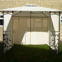 Gazebo Spare Parts Ltd Side Panel Set For 3m X 3m Homebase Lucca Gazebo (262cm Curtain Width) - Set Of 4