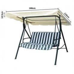 Gazebo Spare Parts Ltd Canopy For Flat Swing Hammock - 166cm X 119cm