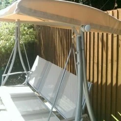 Gazebo Spare Parts Ltd Sale CLEARANCE - Canopy For Curved Swing Hammock - 197cm X 124cm