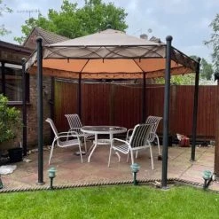 Gazebo Spare Parts Ltd Patio Gazebo Parts Canopy For 4m Hexagonal Patio Gazebo - Single Tier 9 Gazebo Spare Parts Ltd Patio Gazebo Parts Canopy For 4m Hexagonal Patio Gazebo - Single Tier