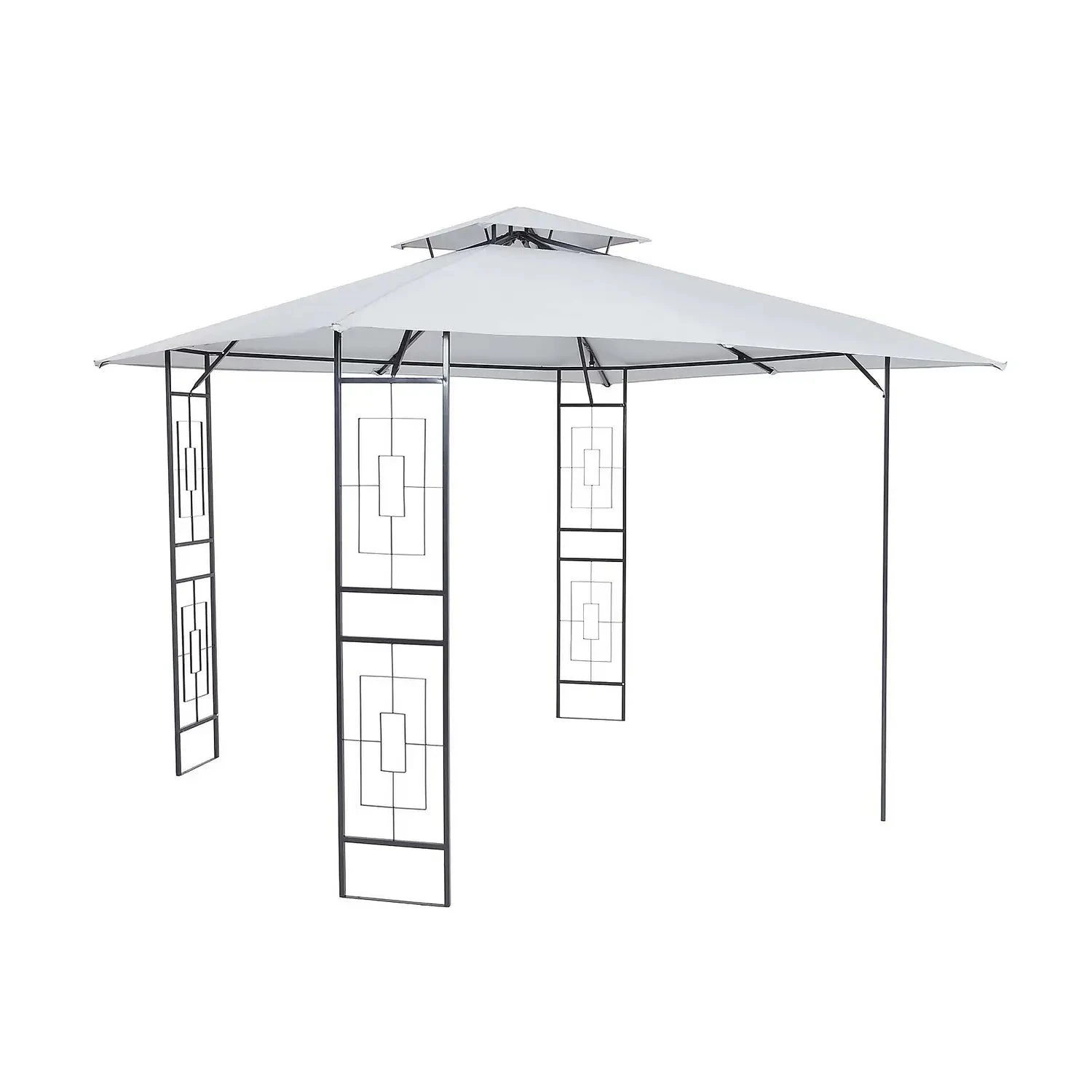 Gazebo Spare Parts Ltd Canopy For 3m X 3m Homebase Ornate Panels Patio Gazebo - Two Tier 3 Gazebo Spare Parts Ltd Canopy For 3m X 3m Homebase Ornate Panels Patio Gazebo - Two Tier