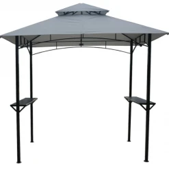 Gazebo Spare Parts Ltd Canopy For 2.5m X 1.5m Homebase BBQ Patio Gazebo - Two Tier Patio Gazebo Parts