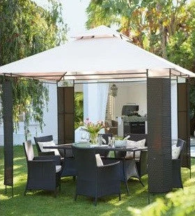 Gazebo Spare Parts Ltd Canopy For 3m X 3m Homebase Panama/Mali Patio Gazebo - Two Tier 4 Gazebo Spare Parts Ltd Canopy For 3m X 3m Homebase Panama/Mali Patio Gazebo - Two Tier