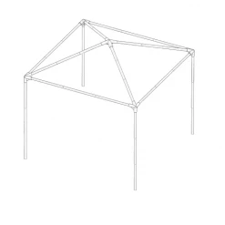 Gazebo Spare Parts Pole - 18mm-32mm - All Lengths & Diameters - Universal Sets