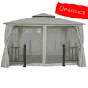 Gazebo Spare Parts Ltd CLEARANCE - Canopy For 3.5m X 3.5m Patio Gazebo - Two Tier Sale 1 Gazebo Spare Parts Ltd CLEARANCE - Canopy For 3.5m X 3.5m Patio Gazebo - Two Tier Sale