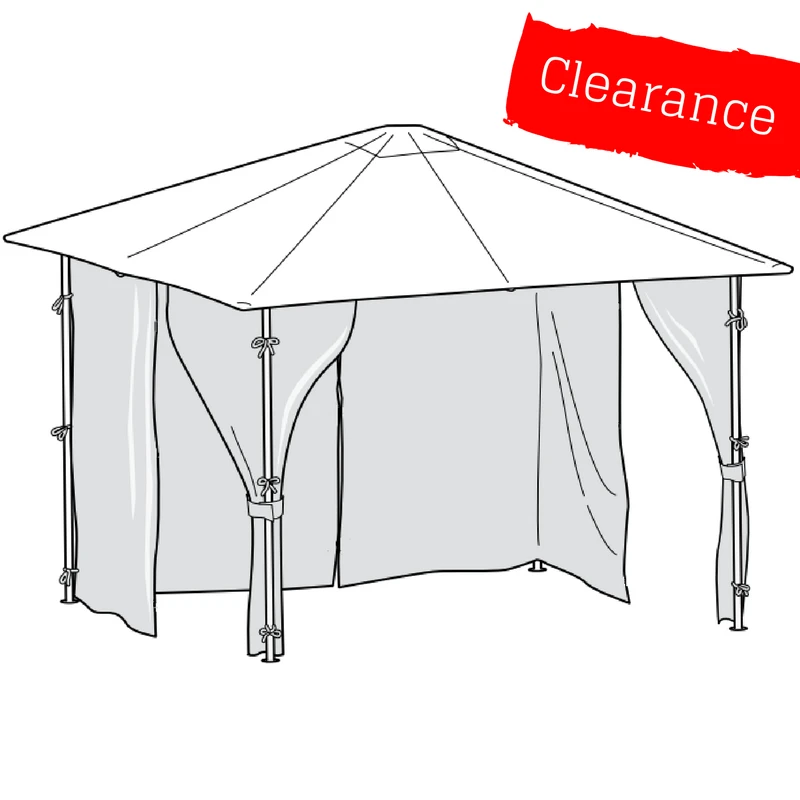 Gazebo Spare Parts Ltd CLEARANCE - Universal Side Panel Set For 3m X 3m Patio Gazebo - Set Of 4 2 Gazebo Spare Parts Ltd CLEARANCE - Universal Side Panel Set For 3m X 3m Patio Gazebo - Set Of 4