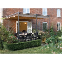 Gazebo Spare Parts Ltd Canopy For 3.3m X 3m Retractable Rowlinson St Tropez Patio Gazebo - Wall Mounted Patio Gazebo Parts